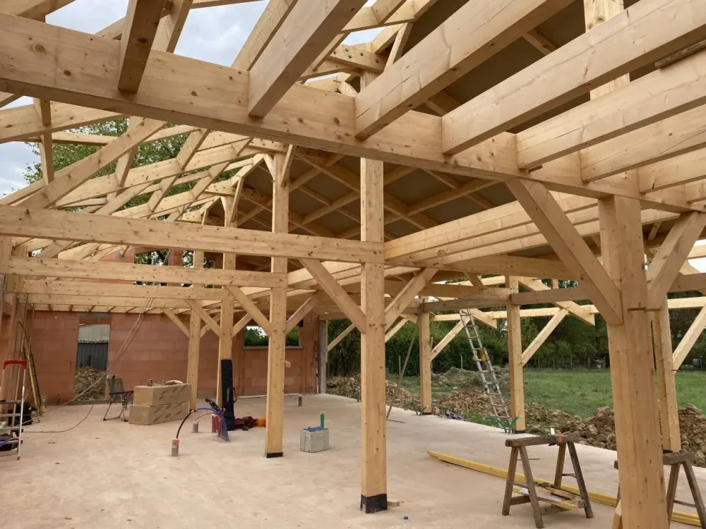 conception maison bois près de Libourne